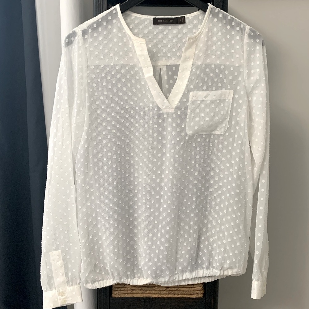 DONATED*** Swiss Dot Blouse